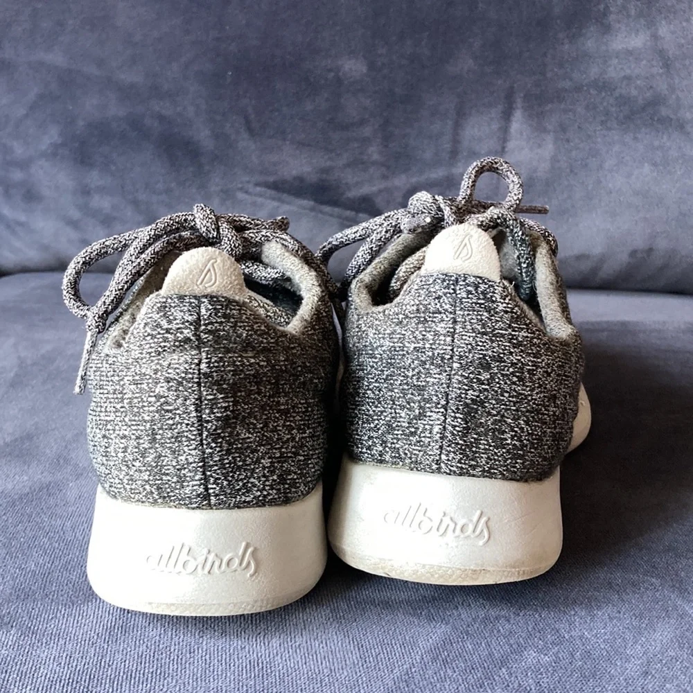 Allbirds Grey Wool Runners Sneaker Size 7 - Picture 3 of 7